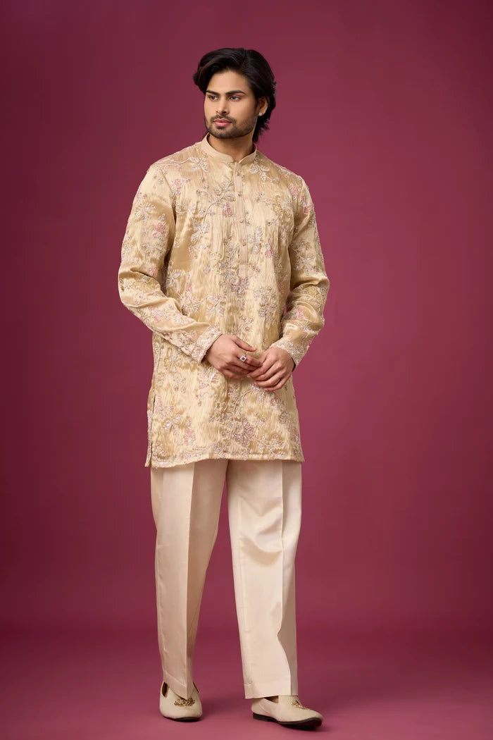 Best Kurta Set for Men Under 10000 – Floral Elegance Ethnic Wear | Mahavir NX