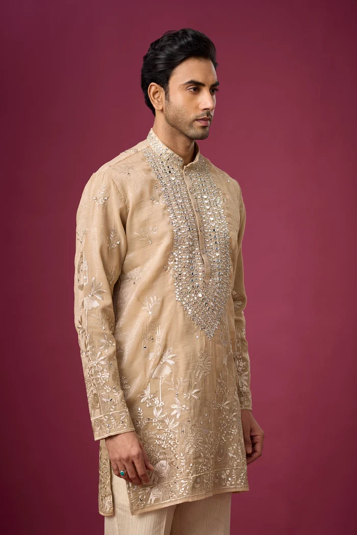 Buy Mirror Work Kurta Set for Men Online India | Mahavir NX