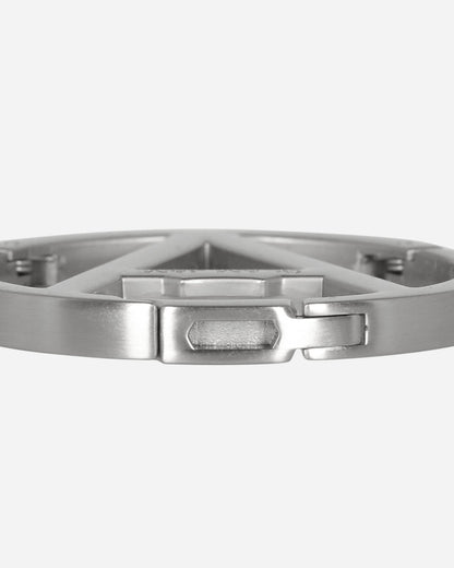 Slam Jam Chaos Is Order Logo Carabiner Silver Small Accessories Keychains BBUW202OT01 GRY0002