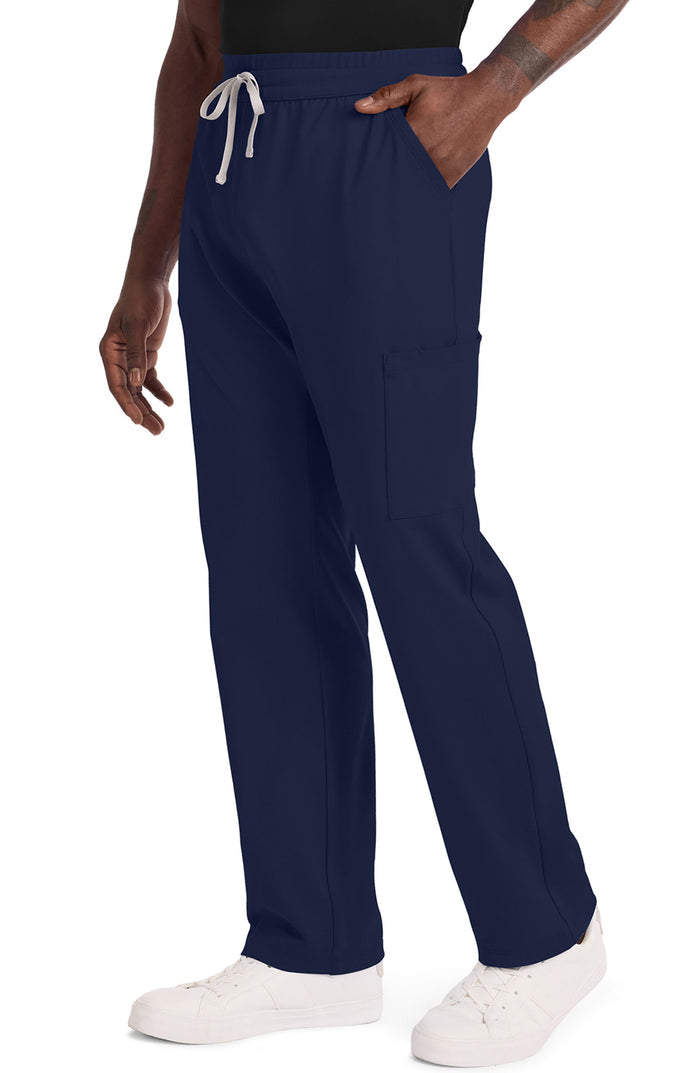 Men's Scrub Pants Straight Leg Navy Cherokee Achieve MDF Instruments CK036