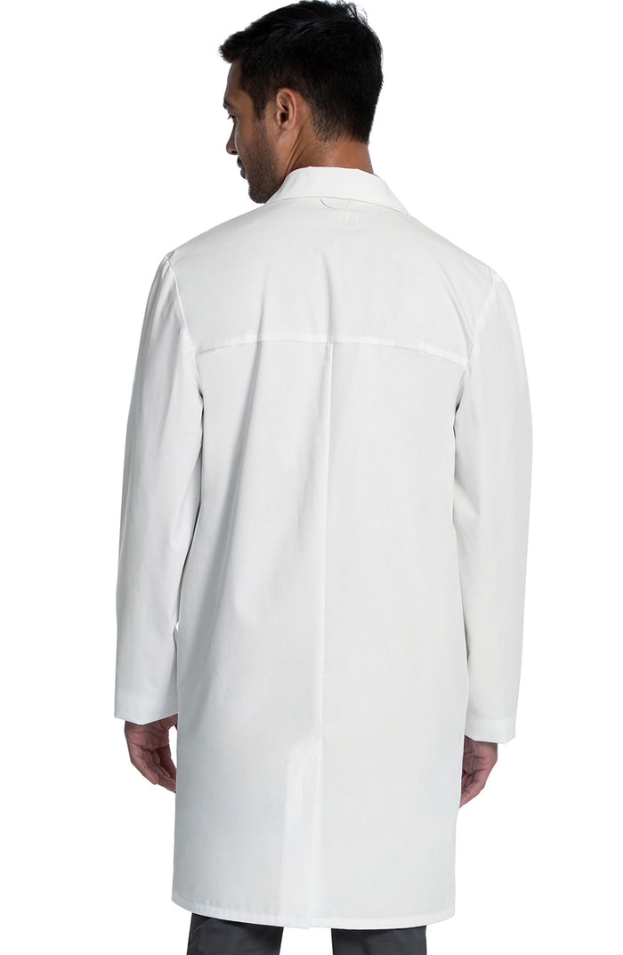 Men's Full Length Lab Coat White Cherokee MDF Instruments