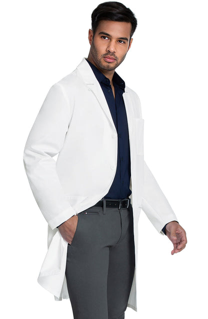 Men's Full Length Lab Coat White Cherokee MDF Instruments