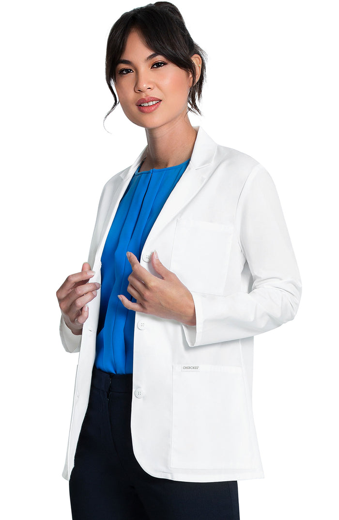 Women's Consultation Short Lab Coat White Cherokee MDF Instruments
