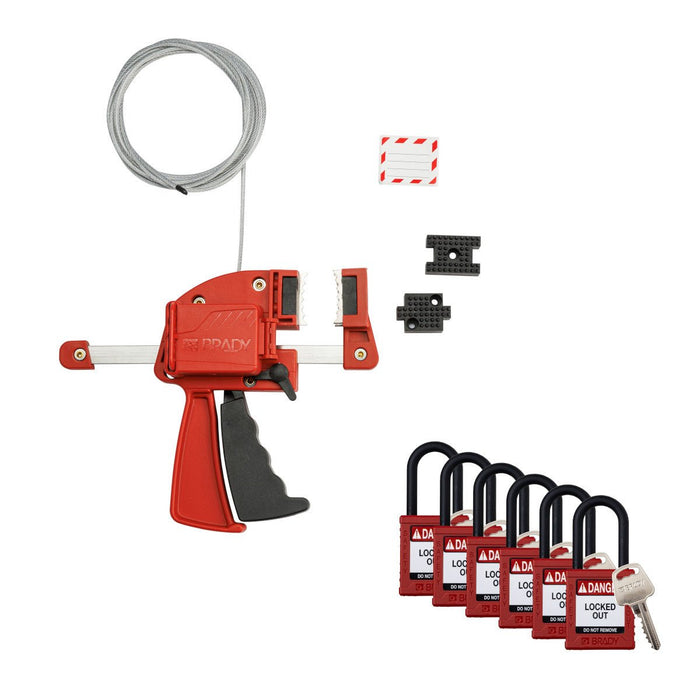 Lockout Tagout - Mann Supply BradyCable Lockouts