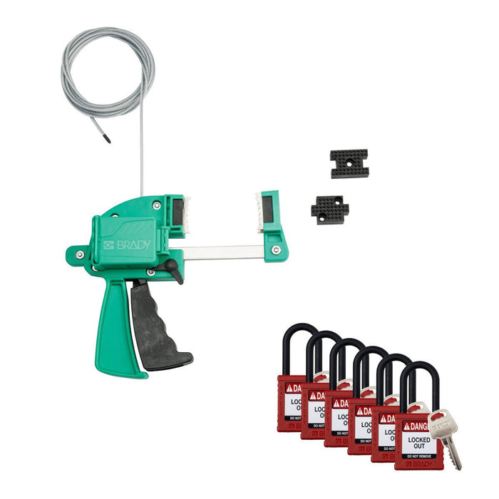 Lockout Tagout - Mann Supply BradyCable Lockouts