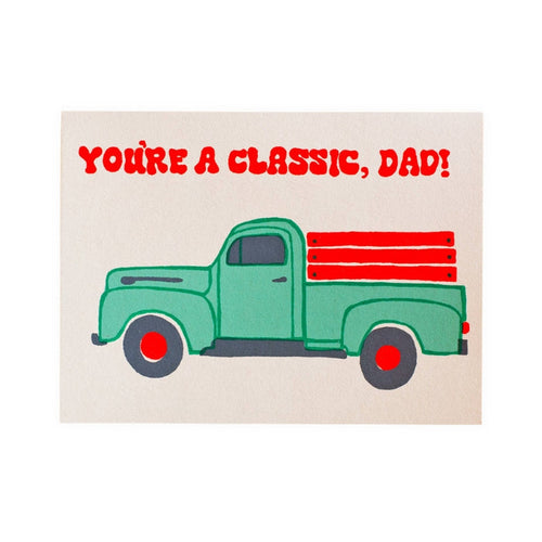 Classic Car Dad Card