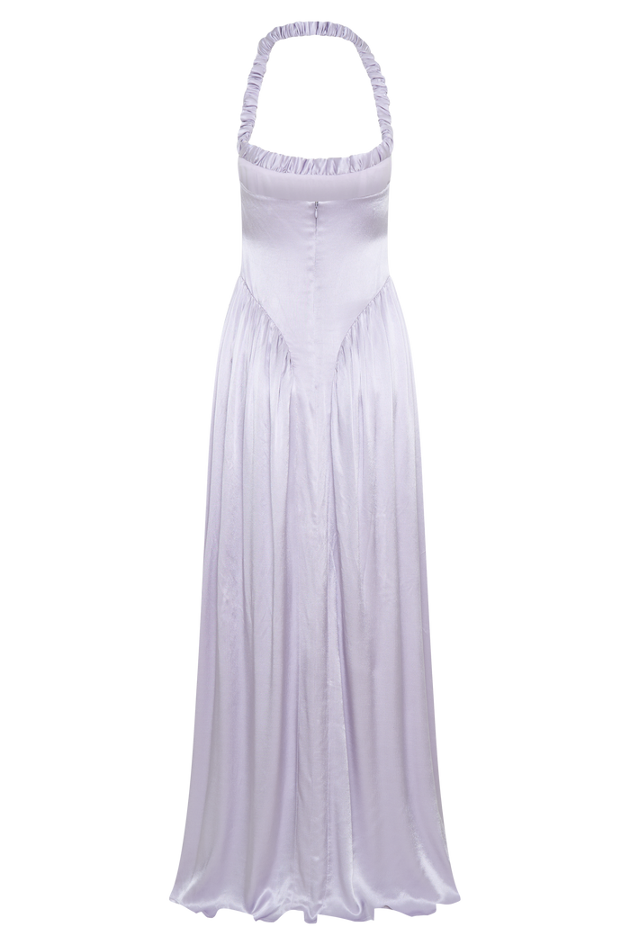 Coco Dropped Waist Maxi Dress - Lilac