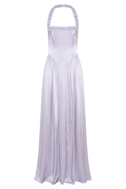 Coco Dropped Waist Maxi Dress - Lilac