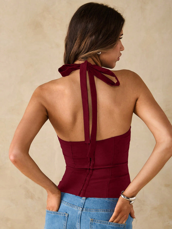 CONTRAST LACE SLIM FIT CAMISOLE