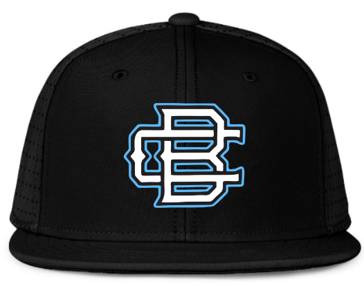 Crashouts Black Fitted Hat