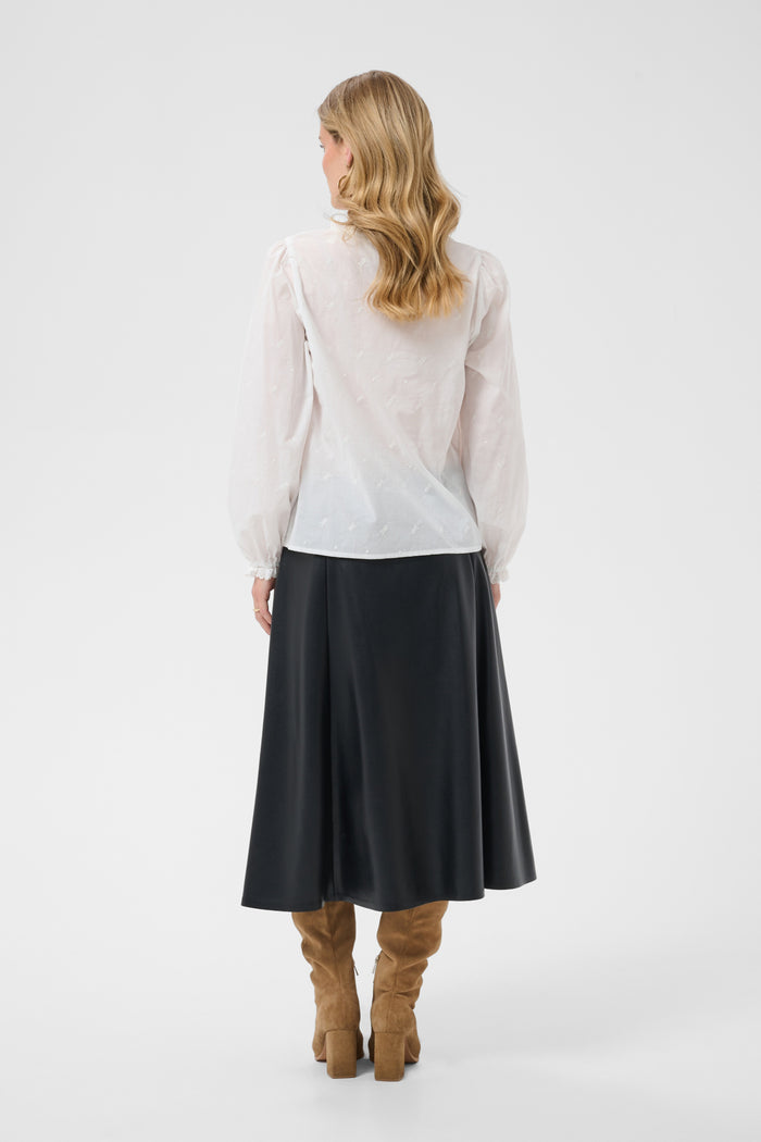 Cream 10615648 CRKalikah Blouse Snow White white blouse back view Shop Cream at Dotique