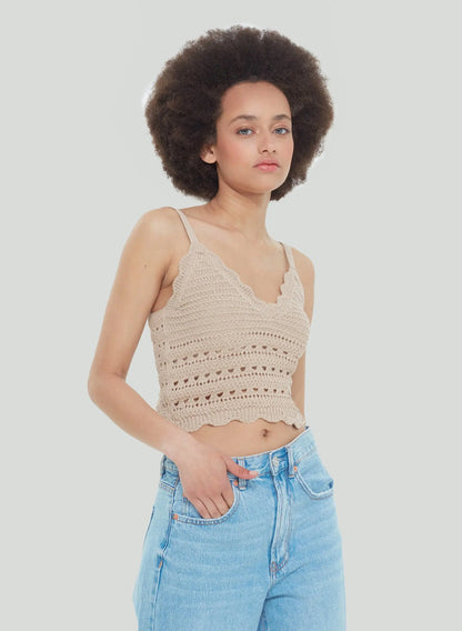 Crochet Cami Acorn Home + Apparel