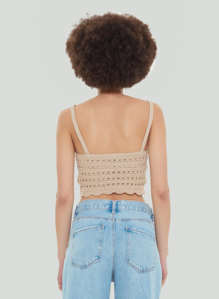 Crochet Cami Acorn Home + Apparel