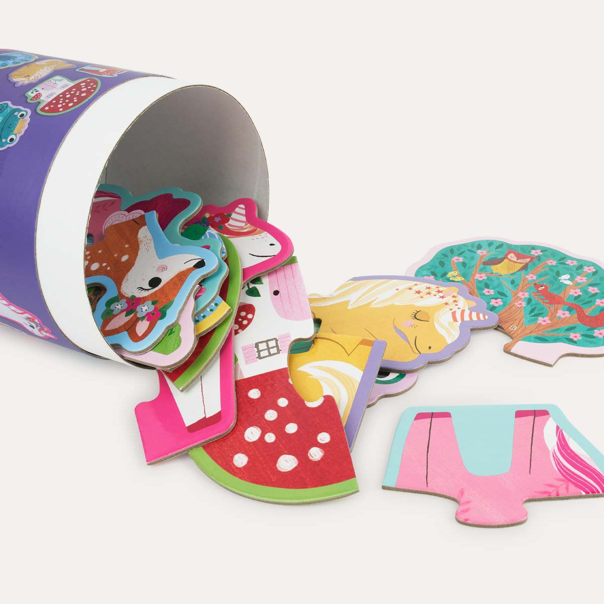 Crocodile Creek Let's Begin 2 Piece Puzzle Unicorn