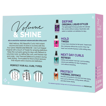 Curl Keeper Volume & Shine Kit