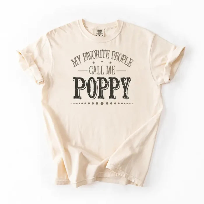 Custom "My Favorite People Call Me Papa" T-Shirt