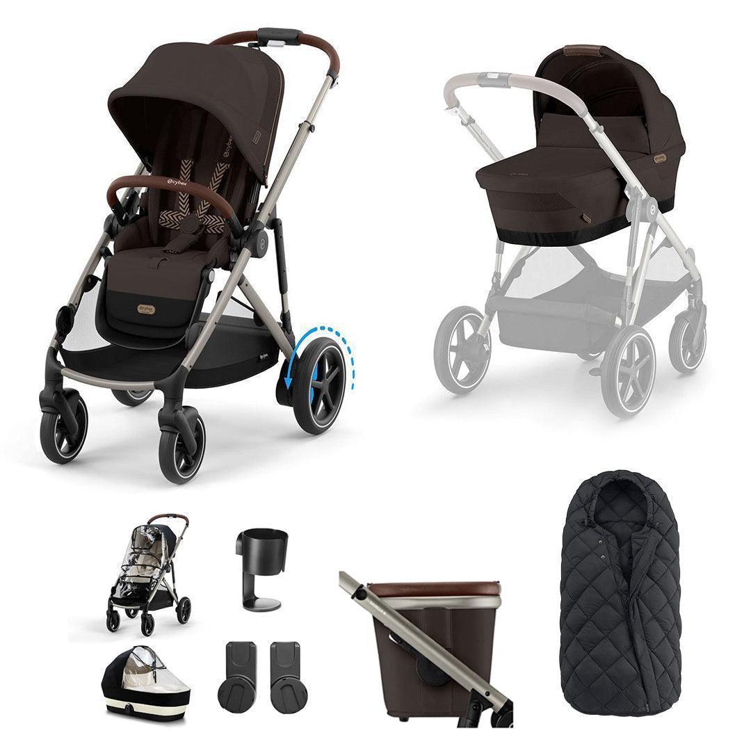 CYBEX e-Gazelle S Essential Pushchair Bundle
