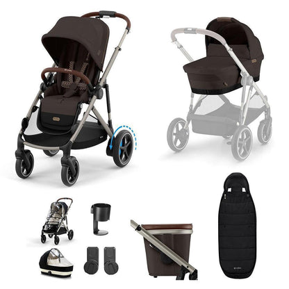 CYBEX e-Gazelle S Essential Pushchair Bundle