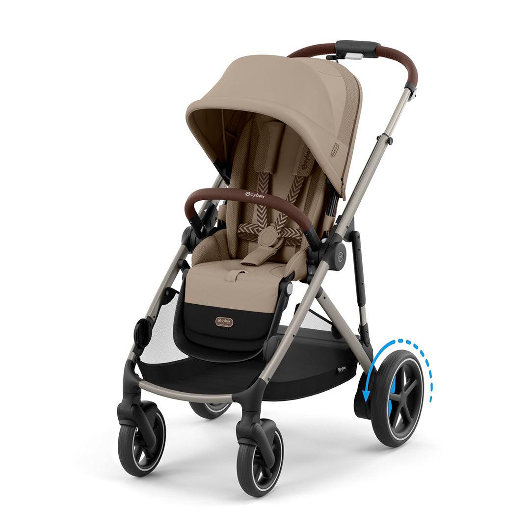 CYBEX e-Gazelle S Pushchair - Almond Beige