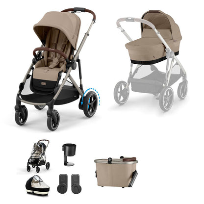 CYBEX e-Gazelle S Essential Pushchair Bundle