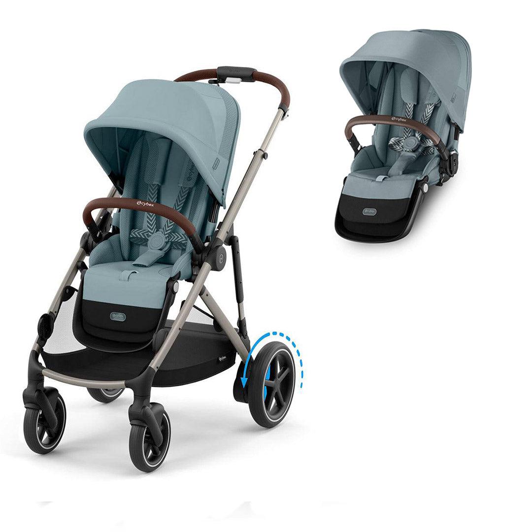 CYBEX e-Gazelle Double Pushchair