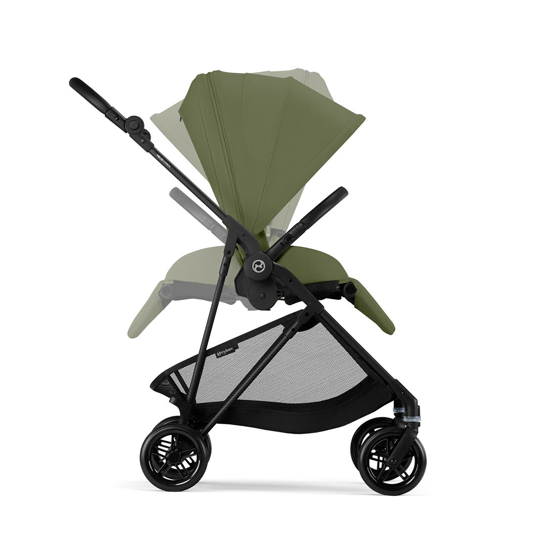 CYBEX Melio Carbon Pushchair - Moss Green
