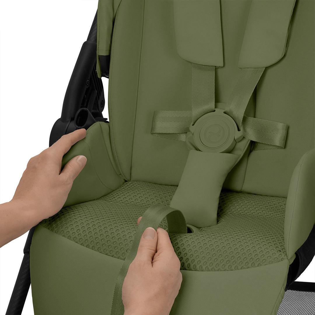 CYBEX Melio Carbon Pushchair - Moss Green