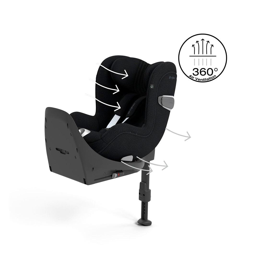 CYBEX Sirona T i-Size Plus Car Seat - Sepia Black