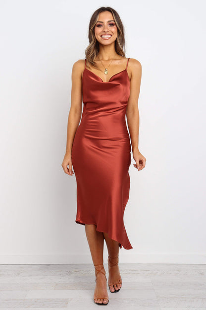 Petal and Pup USA DRESSES Cyprus Dress - Rust