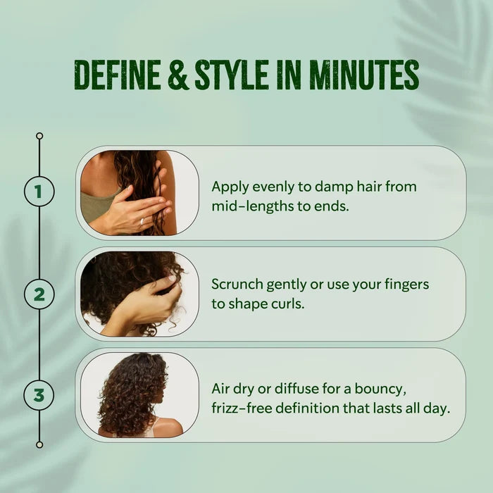 Dabur Vatika Naturals Curls Aquaboost Curl Defining Mousse 207ml