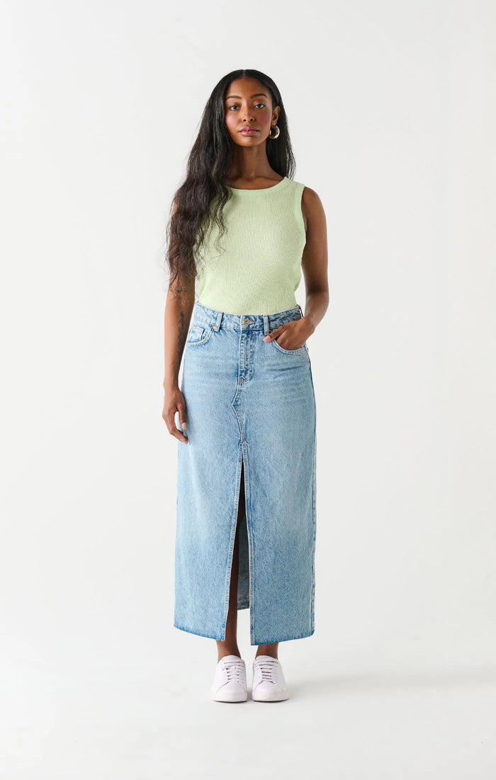 Denim Maxi Skirt Acorn Home + Apparel