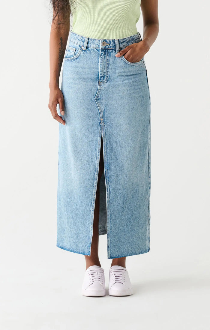 Denim Maxi Skirt Acorn Home + Apparel