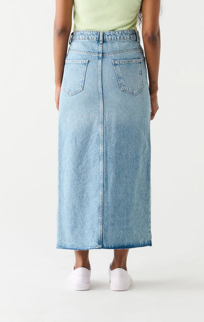 Denim Maxi Skirt Acorn Home + Apparel