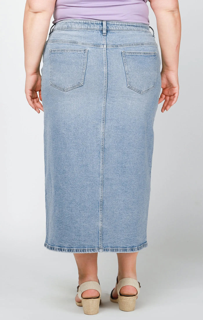 Denim Maxi Skirt Acorn Home + Apparel
