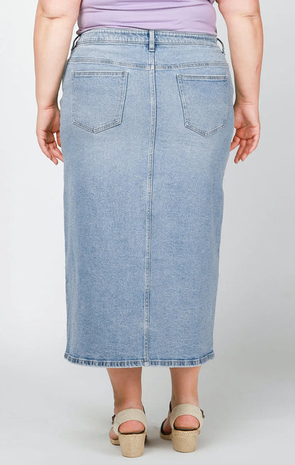 Denim Maxi Skirt Acorn Home + Apparel