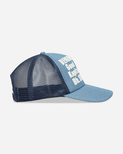 KAPITAL Denim Repair Service Denim Track Cap Navy Hats Caps K2603XH502 NAVY