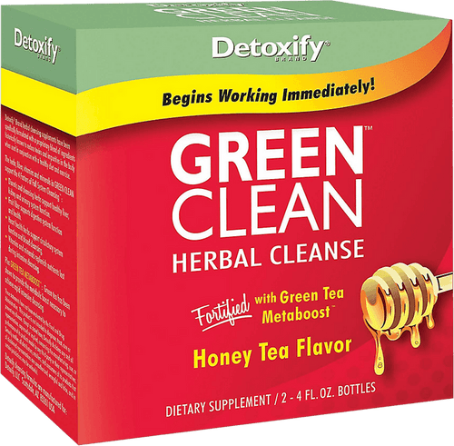 Detoxify Green Clean Honey Tea Flavor detox drink for full body cleanse and marijuana detox