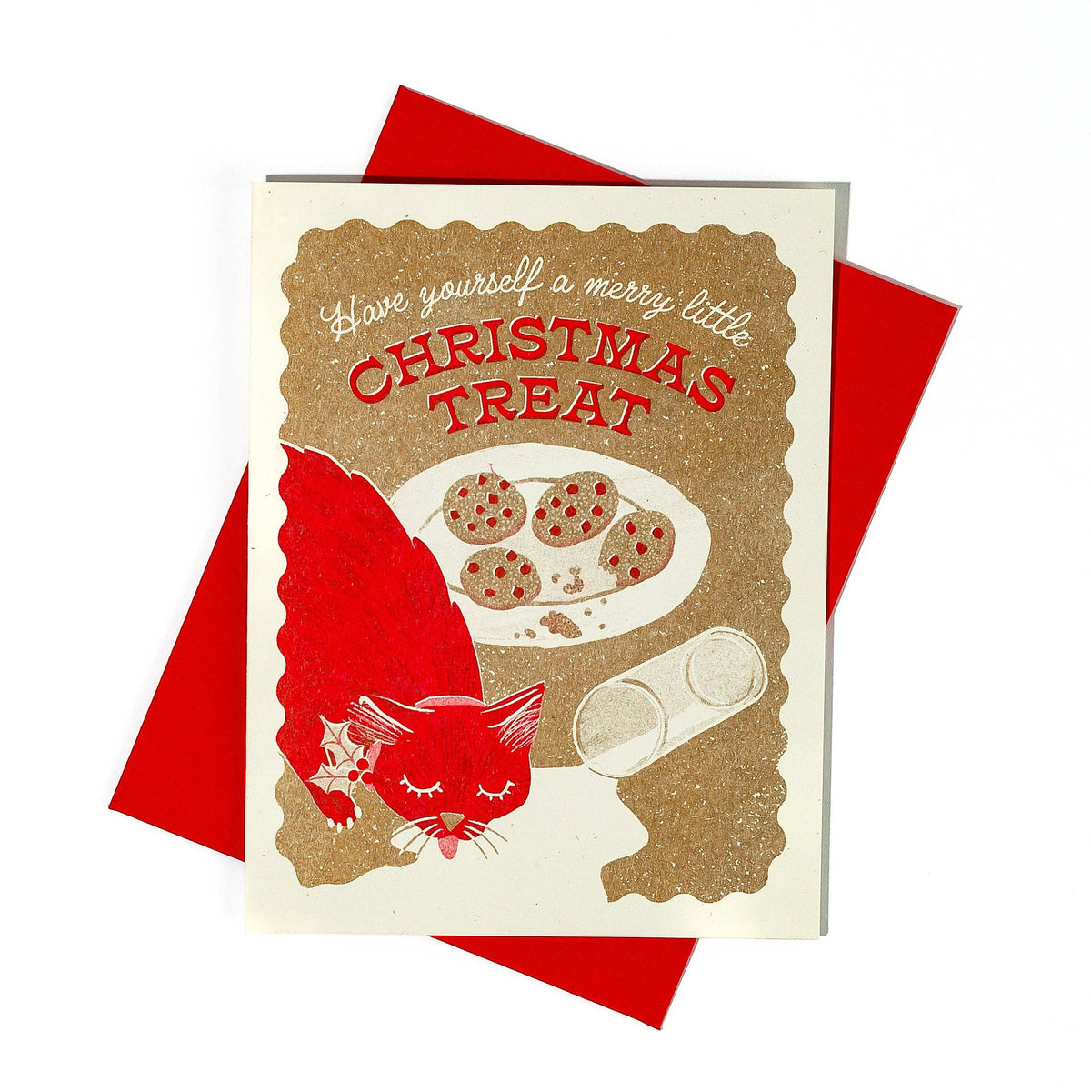 Christmas Treat - Risograph Card