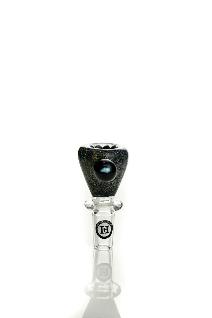 Joe Madigan Glass Accessories Clear Dichro With Opal Dry Herb Slide Made By Joe Madigan
