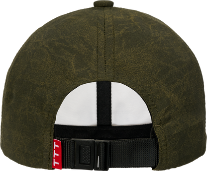 DOGU WASHED NYLON RIPSTOP 6-PANEL ARMY