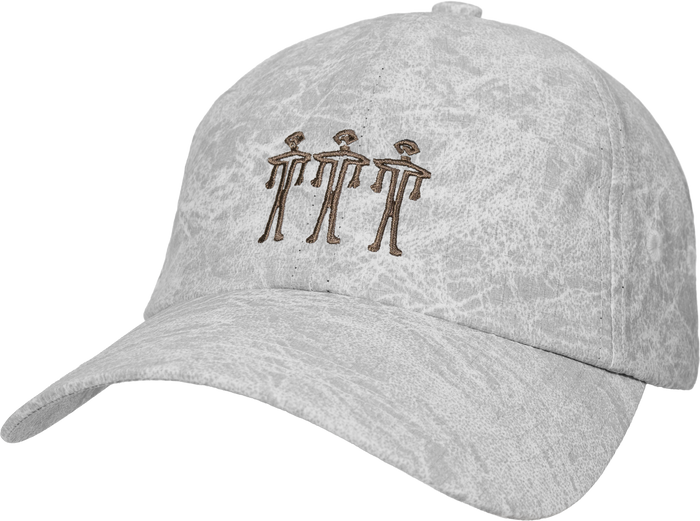 DOGU WASHED NYLON RIPSTOP 6-PANEL GREY