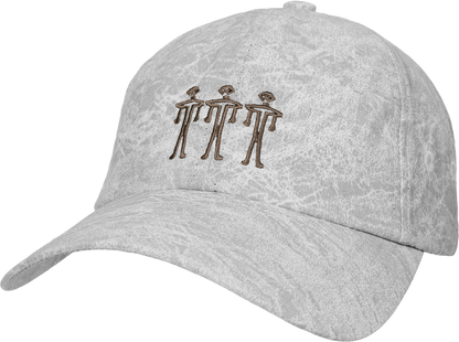 DOGU WASHED NYLON RIPSTOP 6-PANEL GREY