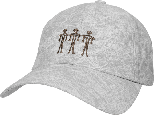 DOGU WASHED NYLON RIPSTOP 6-PANEL GREY