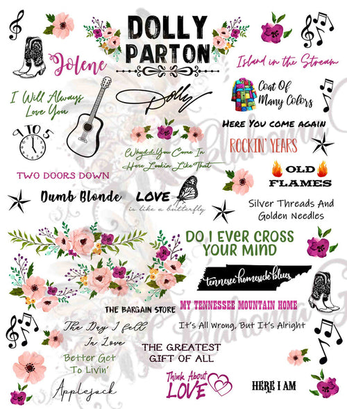 Dolly Parton Inspired Top Hits Digital File