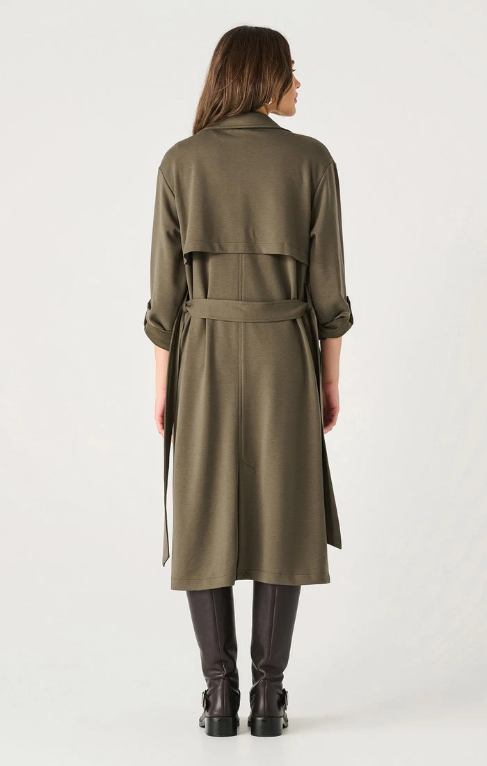 Double Breasted Knit Trench Jacket Acorn Home + Apparel