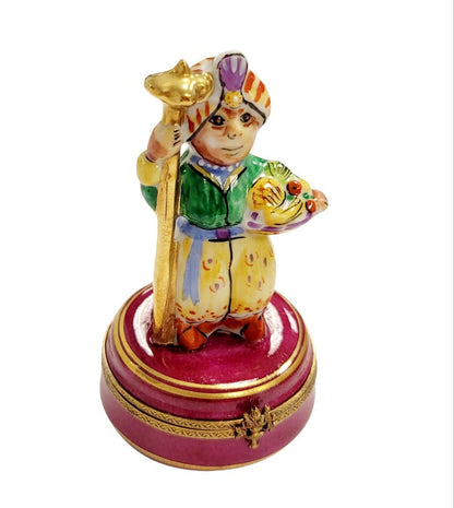 Aladdin Magic Carpet Limoges Porcelain Limoges travel spiritual religion French Trinket Box