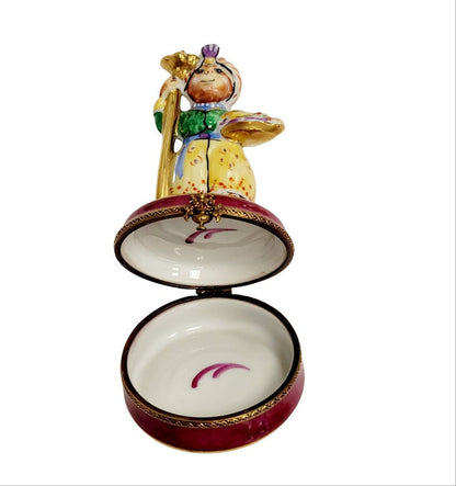 Aladdin Magic Carpet Limoges Porcelain Limoges travel spiritual religion French Trinket Box