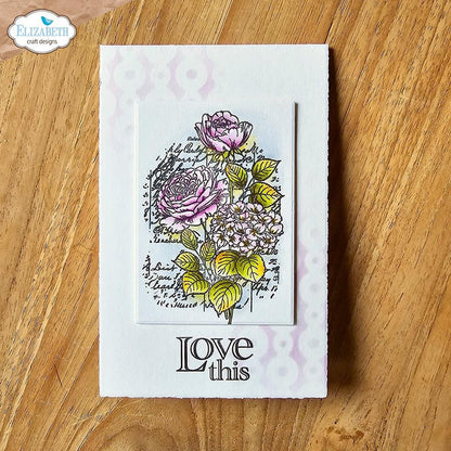 Elizabeth Craft Clear Stamps - Love & Roses