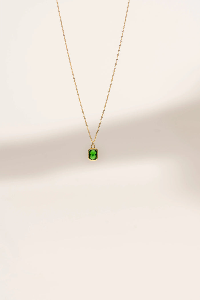 Emeraude Necklace Acorn Home + Apparel