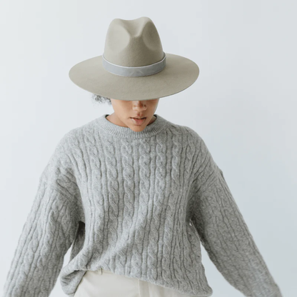 Emma Wide Brim Fedora
